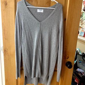 Gray Old Navy Large Tall Sweater